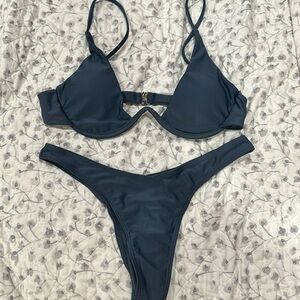 Gray bikini. Size S